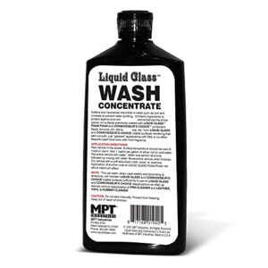 Liquid Glass Wash Concentrate - For use on Cars, Trucks, Boats, Aircraft, and in the home - 16 Fluid Ounces