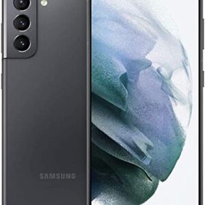 Samsung Electronics Galaxy S21 5G G991U | Android Cell Phone | US Version 5G Smartphone | Pro-Grade Camera, 8K Video, 64MP High Res | 256GB, Phantom Gray - T-Mobile Locked - (Renewed)