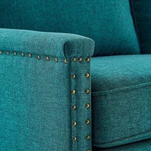 Modway Ashton Love Seats, Teal