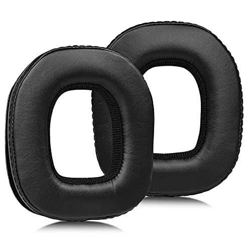 MOLGRIA A40 A50 Earpads, Replacement Ear Pads Cushion for Astro Gaming A40 Wired A50 Wireless Gaming Headset(Leather Black)