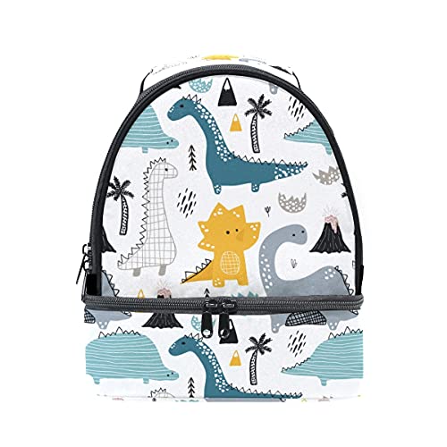 OREZI Lunch Box Bag for Kids,Childish Cute Dinosaur Lunch Tote Children¡¯s Lunch Box with Front Pocket and Detachable Adjustable Shoulder Strap