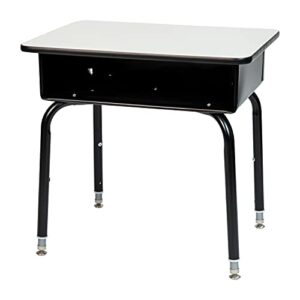 Flash Furniture Open Front Student Desks, Gray