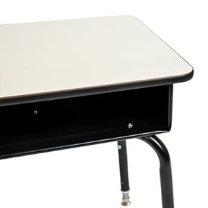 Flash Furniture Open Front Student Desks, Gray