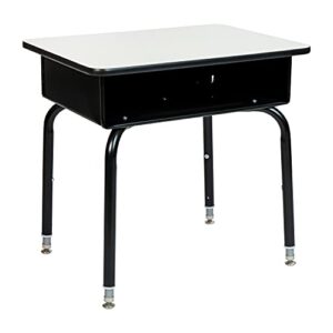 Flash Furniture Open Front Student Desks, Gray