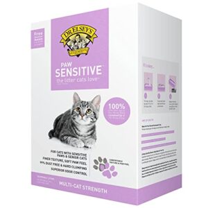 dr. elsey's paw sensitive clumping clay cat litter, 20 lbs.