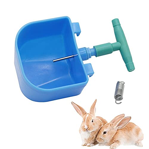Koleso Automatic Rabbit Drinking Water Bowl Farm Equipment Rodents Feeding Supplies 8.5mm Plastic Drinking Fountain Waterer Cup 10 Sets-11711
