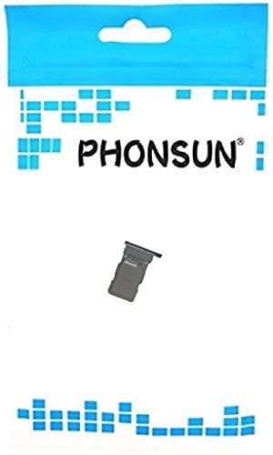 PHONSUN Replacement Single SIM Card Tray for Samsung Galaxy S21 5G G991U / S21 Plus 5G G996U / S21 Ultra 5G G998U (Phantom Black)