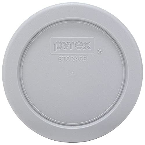 Pyrex (6 7202 Glass Bowls & (6) 7202-PC Jet Gray Lids