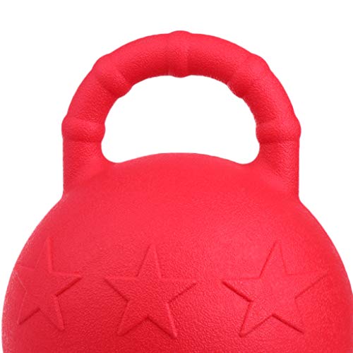 Large Horse Dogs Play Toy, Heavy Duty Solid with Handle -