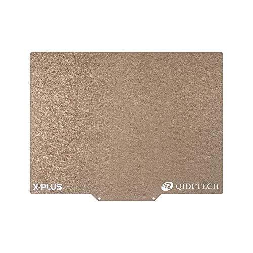 Archetype QIDI Technology X-Plus PEI Build Plate 3D Printer New Magnetic Hot Bed Spring Steel (270x200mm) 1pc, Gold