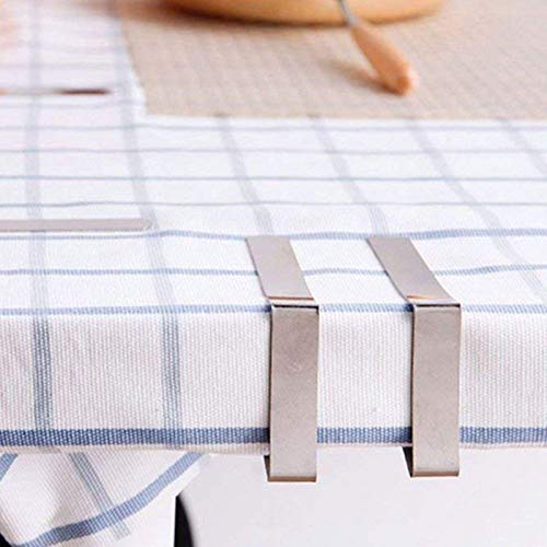 ZUER Table Cover Clips,1.8 Inch Height Picnic Table Cloth Cover Holders Clamps,Great for Home,Ourdoor Parties,Picnics,Restaurant,Weddings,Buffets,Dinners,Camping