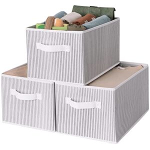 GRANNY SAYS Bundle of 3-Pack Rectangle Storage Bins & 3-Pack Rectangle Lidless Storage Bins