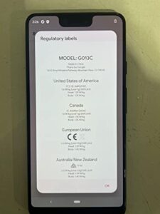 google pixel 3 xl 3xl 64gb cell phone factory unlocked gsm/cdma 4g lte smartphone - just black