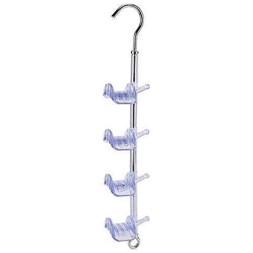 Purse Hanger for Closet, Hanging Storage Handbag Organizer for Belts, Accessories, Clothes, Handbags, Backpacks(Transparent)