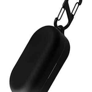 Geiomoo Silicone Carrying Case Compatible with Bang Olufsen Beoplay EQ, Portable Scratch Shock Resistant Cover with Carabiner (Black)