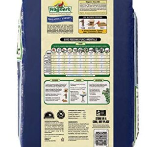 Wagner's 62059 Greatest Variety Blend Wild Bird Food, 16-Pound Bag & 13008 Deluxe Wild Bird Food, 10 lb Bag