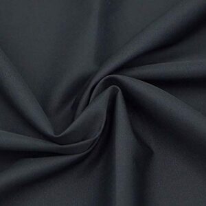 Master FAB -100% Cotton Fabric by The Yard for Crafts Sewing (Black, 10.1y*1pcs)