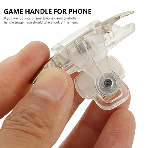 1 Pair Mobile Game Controller Smartphone Shooting Game Aim Button Device Gifts for Men Women