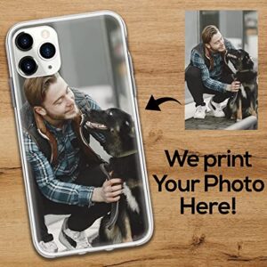 RobertsShop, Personalized Design Your Own Picture Photo Custom Customized Phone Case Cover Compatible with iPhone 6 6s 7 8 Plus SE 2020 X XS XR 11 12 Mini Pro Max Samsung Galaxy S9 S10 S20 S21 Thermoplastic Polyurethane