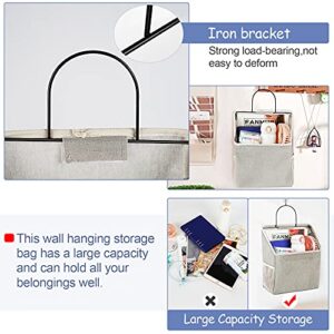 Flenpptly Wall Hanging Storage Bag Hanging Organizer Closet Hanging Storage Waterproof for Bedroom Bathroom Kitchen Dormitory Storage 3 Pack