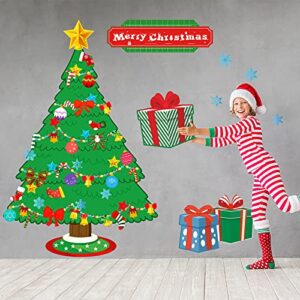 71 Pieces Christmas Classroom Bulletin Board Decor Christmas Tree Poster Merry Christmas Banner Christmas Tree Candy Canes Star Bell Snowflake Presents Christmas Stocking Christmas Ball Bows Cutouts