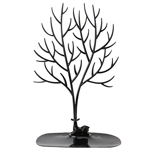 SOFEA Jewelry Necklace Ring Earring Tree Deer Stand Display Organizer Holder Show Rack