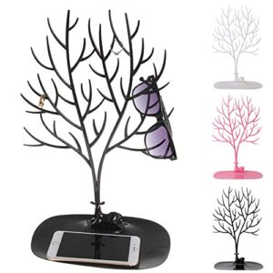 SOFEA Jewelry Necklace Ring Earring Tree Deer Stand Display Organizer Holder Show Rack