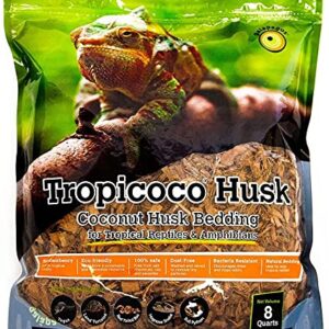 DBDPet Galapagos Tropicoco Natural Coconut Husk Bedding Substrate Brown 8qt - Includes Attached Pro-Tip Guide