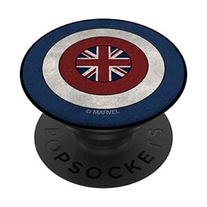 marvel what if…? captain carter shield popsockets swappable popgrip