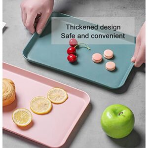 Serving Tray, Serving Platter-2pack Rectangle Serving Decoration Trays for Home, Diner Room,Coffee Shop, Commercial Kitchen, Restaurant, & Hotel