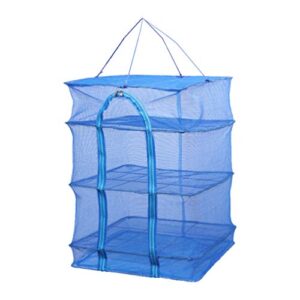 IMIKEYA 3 Layers Drying Net Folding Fish Mesh Drying Rack Net Folding Vegetable Dishes Mesh Hanging Drying Net Mesh Storage Bag