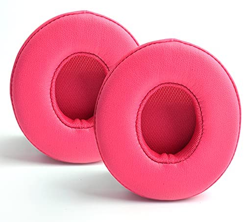 Solo2.0 Professional Soft Ear Pads Cushions Replacement Earpads Compatible with Beats Solo 2 SOLO2.0 Wired On-Ear Headphones(Pink)