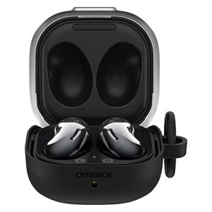 otterbox hard shell case for samsung galaxy buds, buds 2, buds live, buds pro & buds 2 pro - black crystal