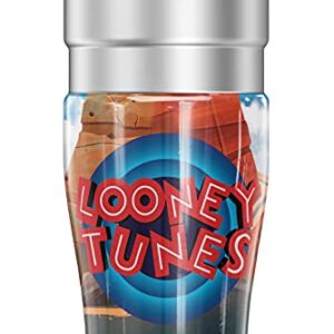 THERMOS Looney Tunes Road Runner And Wile E. Coyote STAINLESS KING Stainless Steel Travel Tumbler, Vacuum insulated & Double Wall, 16oz