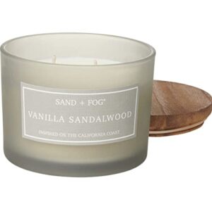 sand and fog vanilla sandalwood candle
