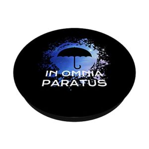 In omnia Paratus Umbrella PopSockets Swappable PopGrip