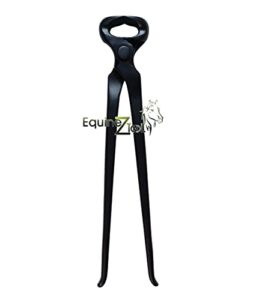 equinez tools hoof nipper 12 inch vanadium steel farrier tool in black forged track veterinary