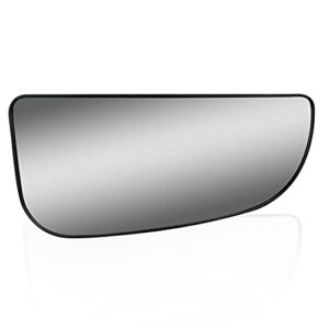 tow mirror glass 68067730aa 68067731aa fit for dodge ram 1500 2500 3500 4500 5500 pickup 2010-2020, right outer passenger side convex mirrors towing mirror spotter lower glass with holder