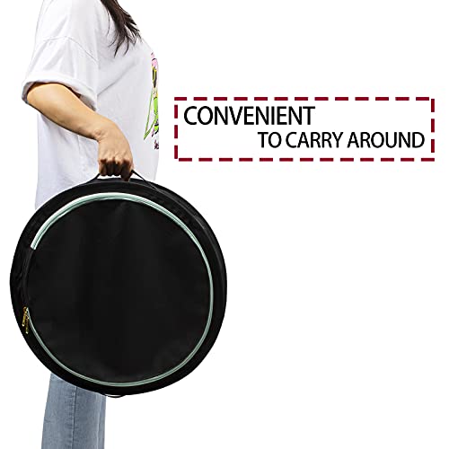 Barrpet Prevent Litter Scatter Design.Collapsible Portable Cat Litter Box with Lid and Handle Standard for Travel Light Weight Leak-Proof, Sturdy, Easy to Clean(17.7"X17.7"X5.9")