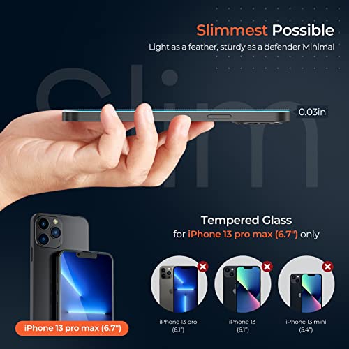 ORIbox Glass Screen Protector for iPhone 14/iPhone 13 and iPhone 13 Pro, 3 Packs Anti-Scratch HD Tempered Glass Screen Protector(with Installation Guidance Frame)