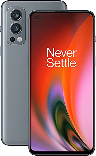 OnePlus Nord 2 5G Euro 4G Volte GSM Global all carriers 128GB + 8GB 50MP Triple Camera NFC Dual Sim International Version (Gray Sierra)