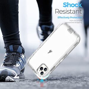 ORIbox Case Compatible with iPhone 13 Pro, Heavy Duty Shockproof Anti-Fall Clear case