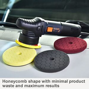 MAXXT Buffing Polishing Pads 7 Inch Compound Buffing Sponge Pads Car Detailing Kit Work with 6 inch 150mm Backing Plate