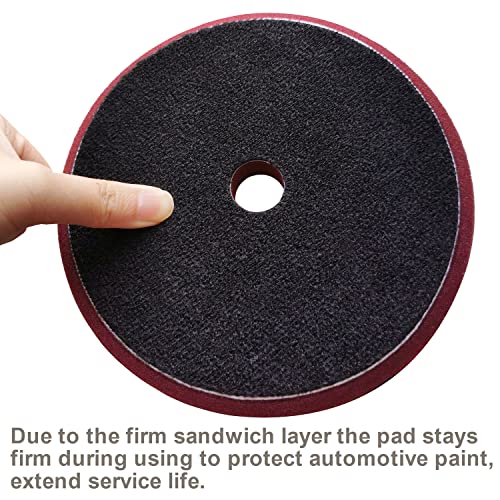 MAXXT Buffing Polishing Pads 7 Inch Compound Buffing Sponge Pads Car Detailing Kit Work with 6 inch 150mm Backing Plate