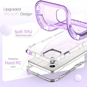 ORIbox Case Compatible with iPhone 13 Mini and 12 Mini, Heavy Duty Shockproof Anti-Fall Clear case