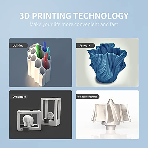 MEYHLEEYA PLA 3D Printer Filament, Neatly Wound PLA Filament 1.75mm Dimensional Accuracy +/- 0.02mm, Fit Most FDM 3D Printers, Good Vacuum Packaging Consumables, 1kg Spool (2.2lbs), 330 Meters,RED