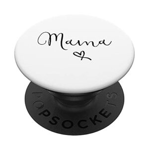 mama heart print mother mom women christmas mother's day popsockets swappable popgrip