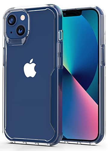 EFFENX Crystal Clear iPhone 13 Case, Non-Yellowing Shockproof Protective Phone Case Slim Thin TPU Bumper Cover [Soft Anti-Scratch], 6.1 inch (Crystal Clear)
