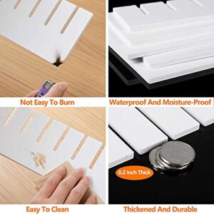 KnnRiim 8Pcs Drawer Dividers,12.6" x 2.76",Drawer Separators,Kitchen Adjustable Drawer Organizers,Extremely Thick,Large Adjustable Drawer Organizer for Underwear,DIY Storage Organizer Separator, Socks, Makeup, Kitchen Cutlery, Bedroom, Dresser ,Desk ,Offi