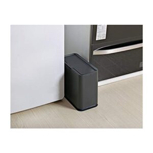 liulishop Garbage Storage Bucket Household Trash Can Thickening Bathroom Kitchen with Lid Classification Trash Can Wastebasket (Color : Black)